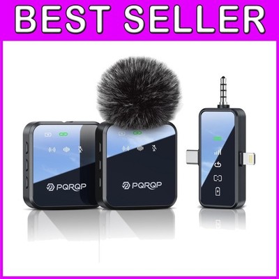 Professional 3 in 1 Wireless Mic System, 328ft Transmission