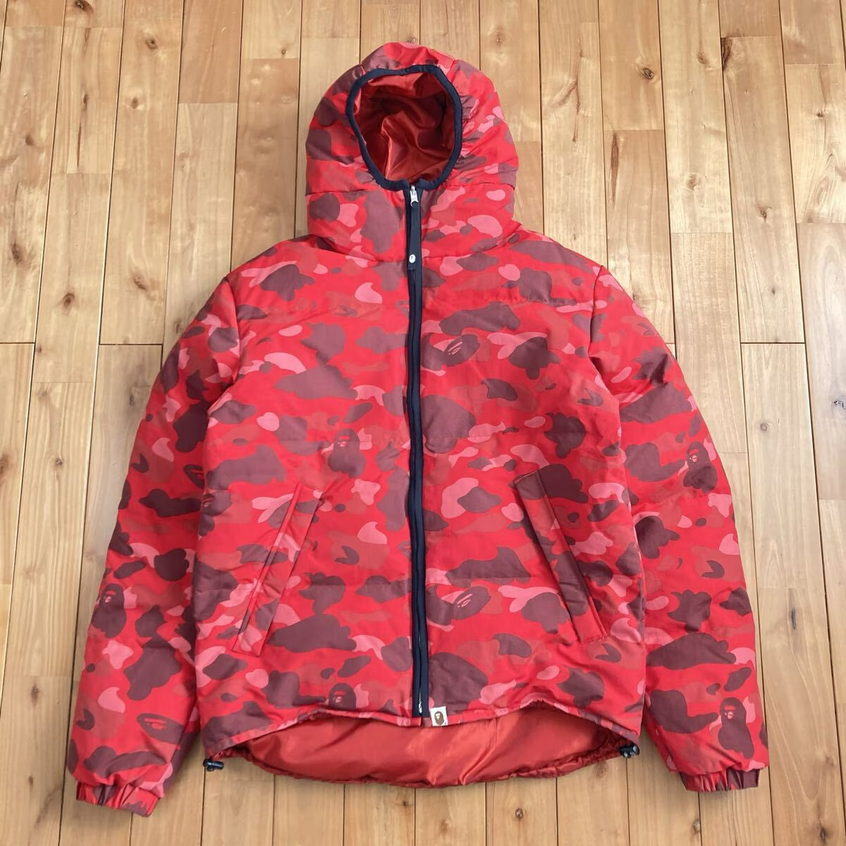 Reversible BAPE Pharrell Camo Puffer Down Jacket NIGO A Bathing
