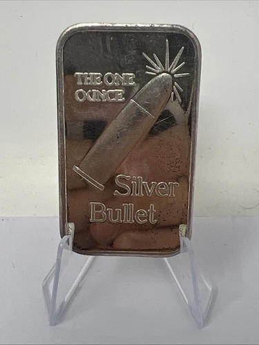 The One Ounce Silver Bullet - 1 Troy oz .999 Silver Bar #1065