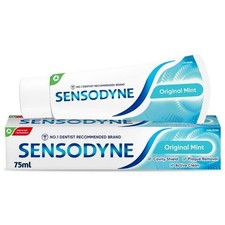6 X Sensodyne Original Mint - Daily Care Toothpaste - 75ml 37.22 per litre