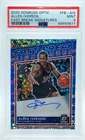 Allen Iverson Auto PSA 9 2020-21 Donruss Optic Fast Break Autograph Prizm Holo