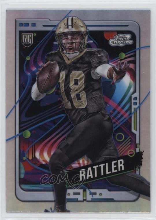 2024 Topps Cosmic Chrome Rookies Refractor Spencer Rattler #164 Rookie RC 0w27