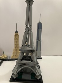 LEGO Architecture Lot 21028 New York City 21019 Eiffel Tower 21003 Seattle Rare