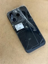 Apple iPhone 15 Pro 128GB Black Titanium- Back Glass Broken (Battery Health 86%)