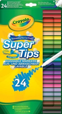 Crayola 24 waschbare Super Tips