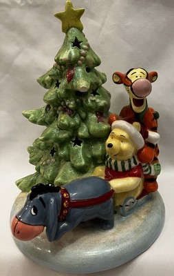 Disney s Winnie the Pooh Christmas Tree w/ Pooh, Tigger, Eyeore, needs batteries