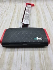 Mifold Grab-And-Go Compact Car Booster Portable Seat, 40-100 Lbs Gray