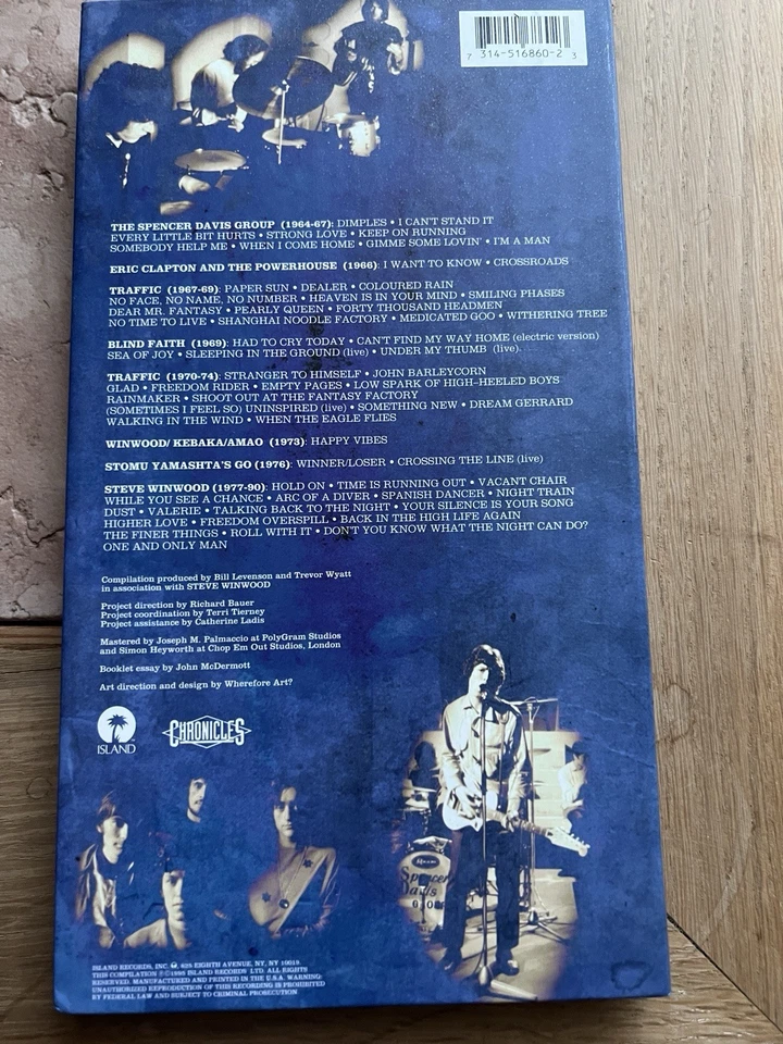Steve Winwood, the finer things, 4-Cd-Longbox(Blind Faith/Traffic/Spencer Davis) - Bild 2 von 4