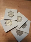 (5) 1940's Washington Quarters 90% Silver Content Circulated