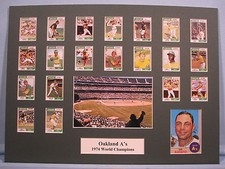 Oakland A's - 1974 World Champions signed by Sal Bando