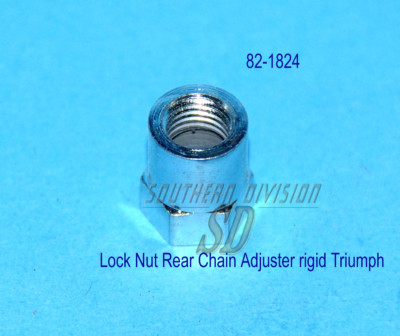 82-1824 Kettenspanner chain adjuster wheel lock NUT Triumph rigid 38-54 F1824