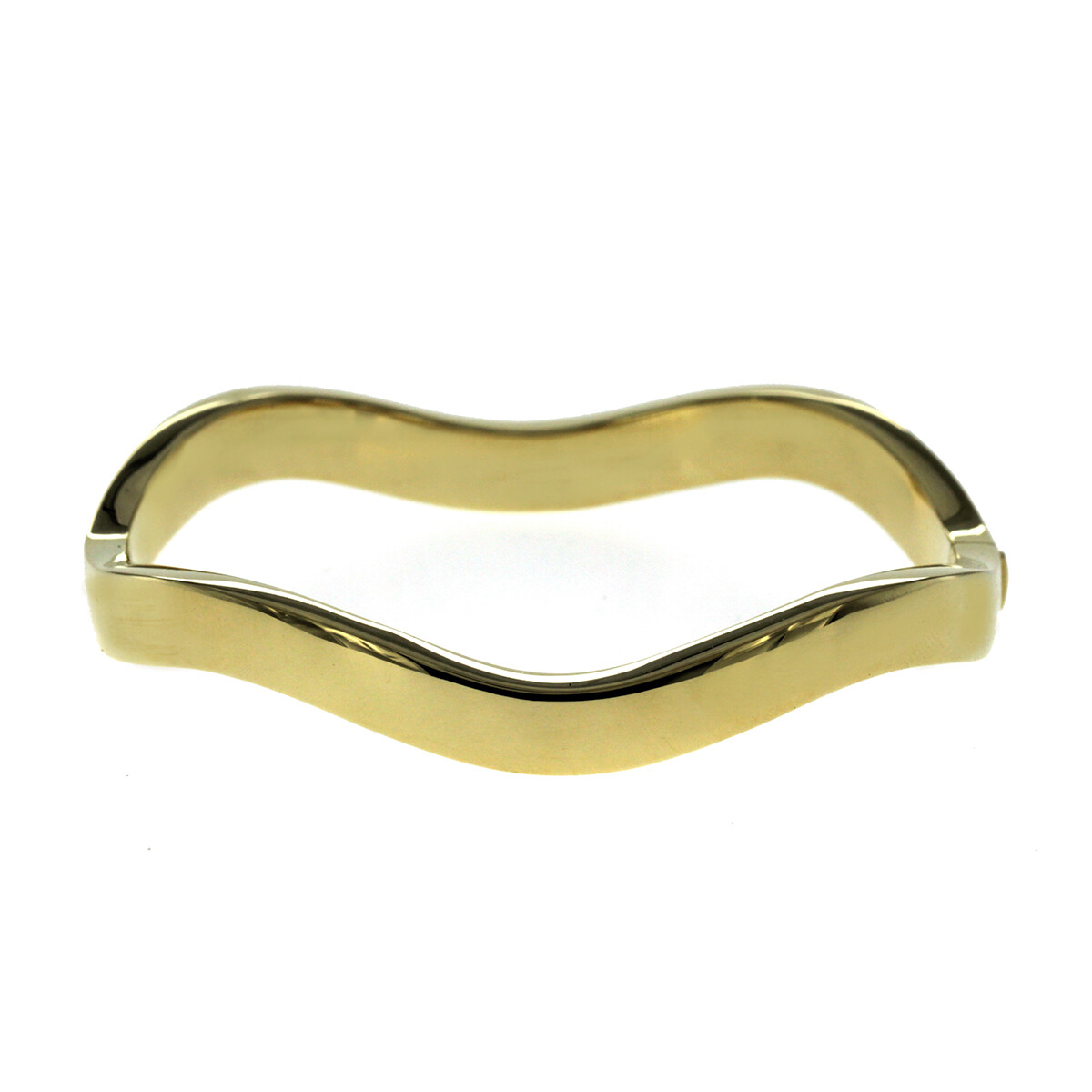 Authentic Tiffany & Co 18K Yellow Gold 7mm Zig Zag Wave Authentic Tiffany & Co 18K Yellow Gold 7mm Zig Zag Wave