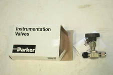 NEW Parker Instrumentation Needle Valve 4M4A-V4LN-SS Stainless Steel