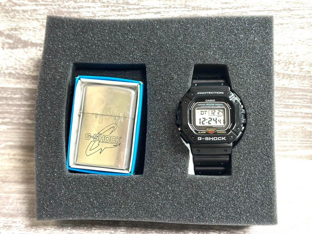 CASIO G-SHOCK DW-5300 希少レア　ZIPPOセット CASIO G SHOCK DW 5300 Rare Rare ZIPPO Set From Japan