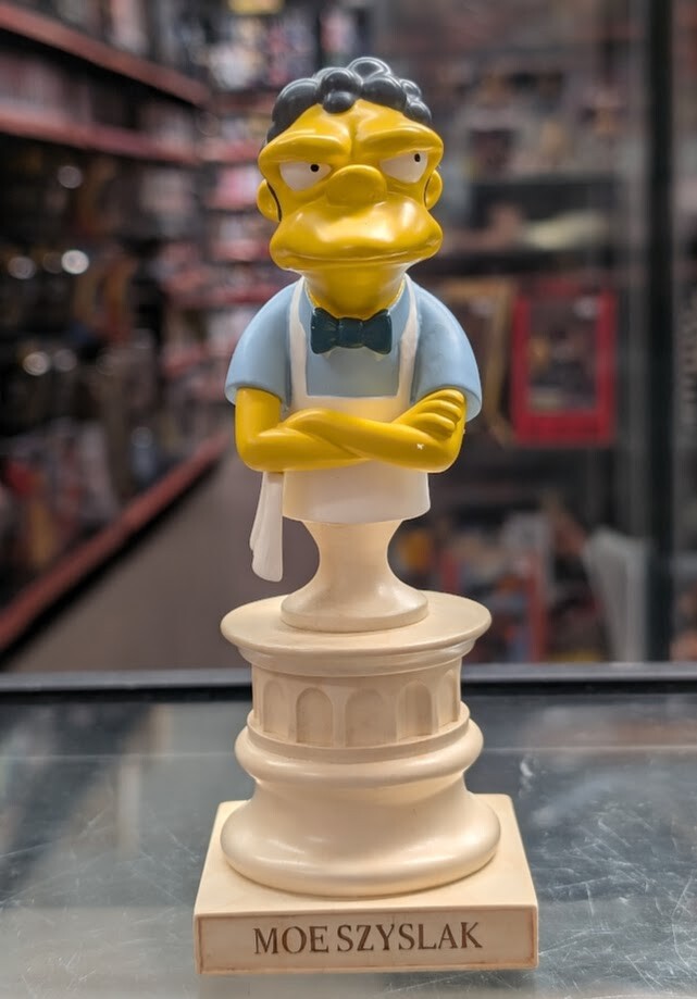The Simpsons Moe Szyslak Polystone Bust 2003 Sideshow Statue eBay