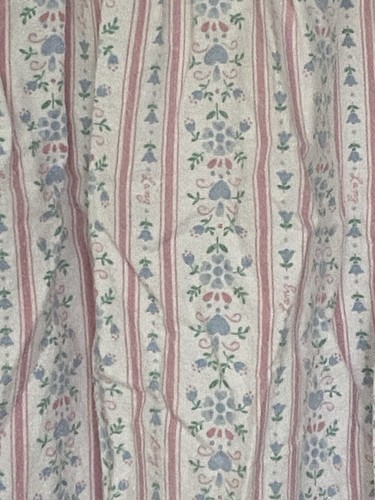 Lanz of Salzburg Pink Floral Hearts Tyrolean Flannel Night Gown Pajama Large #2