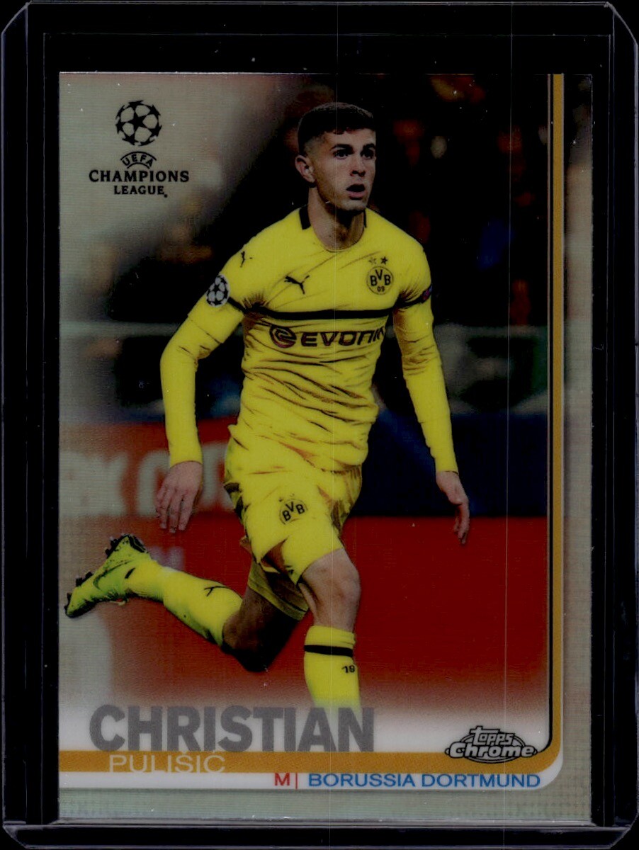 2018-19 Topps Chrome UEFA Champions League #23 Christian Pulisic Refractor