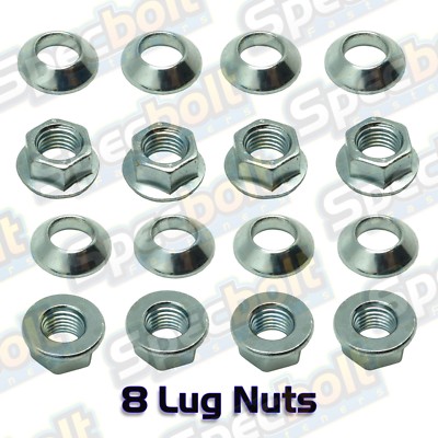 16pc Specbolt TRX250R Fourtrax Lug Nut Set 2 Wheel TRX 250R 86 87 88 89 M10x1.25