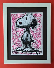 🔥 AIDAN FLUX | Hand Signed Authentic Artwork " SNOOPY" Edition of only 1 COA