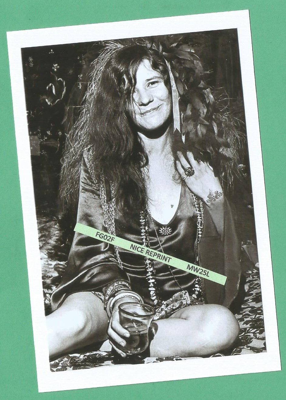 Found 4X6 PHOTO of Rock Star Singer JANIS JOPLIN AKA The Kozmic Blues Pearl Lady