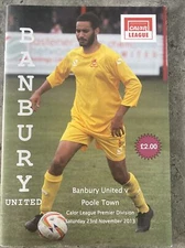 Banbury United v Poole Town 23/11/2013 ( Calor League Premier Division )