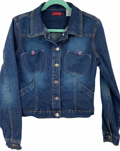 Apple Bottom Jean Jacket Womens Large 