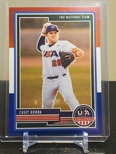 2023 Panini USA Stars & Stripes - CASEY BORBA - Red White Blue Prizm #3
