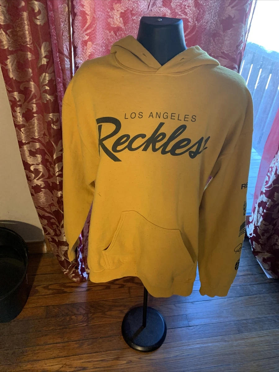 Y u0026R Young and Reckless Mustard Hoodie sz. M | eBay