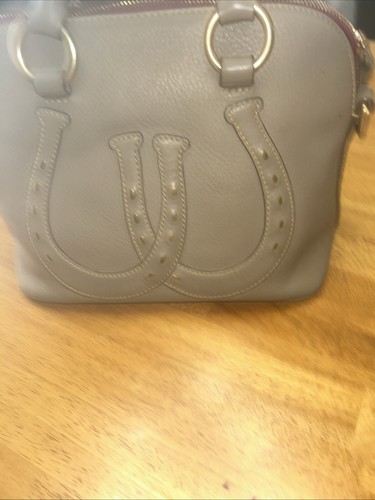Dooney Bourke Western Collection Satchel Crossbody Bag Elephant Gray
