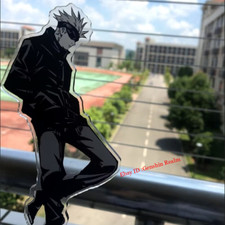 Anime Jujutsu Kaisen Satoru Gojo Acrylic Desktop Stand Figure Collection Gift