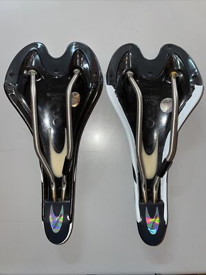 Sella bici Selle San Marco Eva Titanox bianca nera Bike saddle