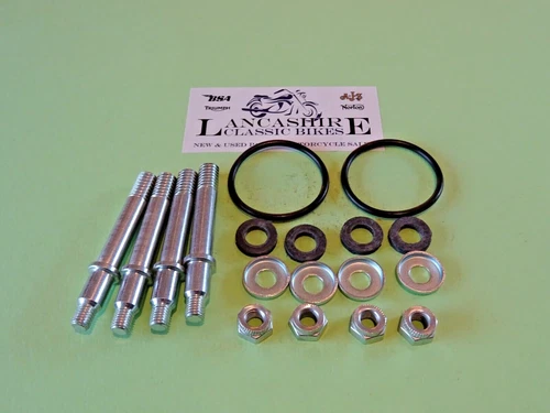 71-2813 TRIUMPH T140 1973-78  CARBURETTOR MANIFOLD MOUNTING STUD KIT  UK MADE