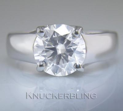 Diamant Ring zertifiziert 3,00ct H VS2 XXX rund Brillantschliff 18kt Weißgold