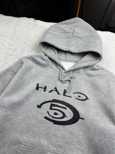 Vintage Men's Halo 5 Video Game Promo Hoodie Size XL Graphic Print Y2K Pullover - Picture 3 of 7