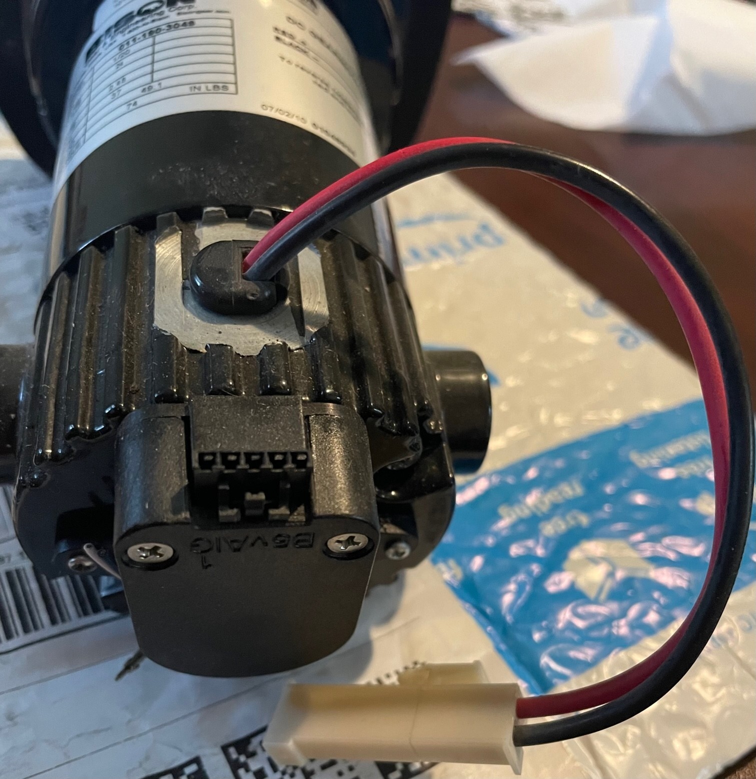 Bison DC Gear Motor 1/20 HP 24 Volts (Kodak CR975) 0111903049 eBay