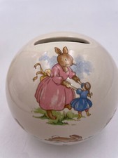 Royal Doulton - ROD: Bunnykins - 'Summer' Money Ball Bank 3.5"- CP1055