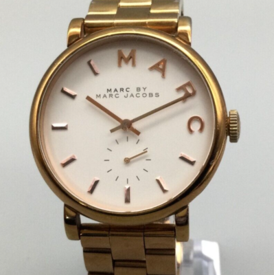 Rose Gold MARC BY MARC JACOBS “Baker” Watch Marc by Marc Jacobs MBM3248 Baker White Dial Rose Gold  main image 2