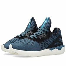 Adidas Men's Tubular Runner Prime Knit Navy/Black/White Sz 9.5 S81677 