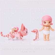 POP MART x KENNYSWORK Molly Cat World Set (Pink ) Limited Art Toy