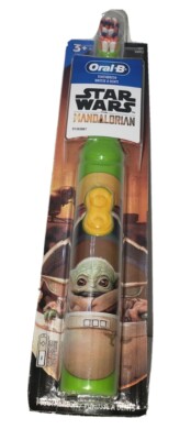 Oral-B Kids Electric Toothbrush The Mandalorian Baby Yoda Star Wars FAST SHIP!!!
