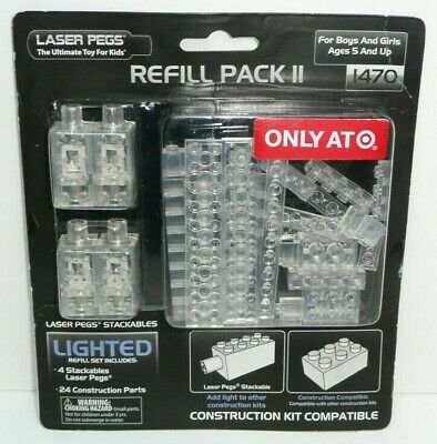 Lighted Set Laser Pegs Refill 1470 1170compatible Lego for sale online
