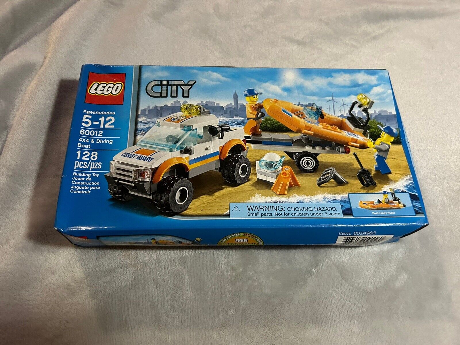 Lego 60012 City 4X4 & Diving Boat Factory Sealed Box