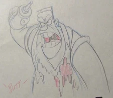 Back to the Future Production Art SC 286 - 13 12.5x10.5" FN- Biff Character