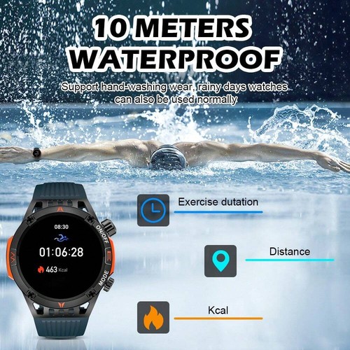 Smart Watch,Wireless Call, Waterproof,Compass,Fitness Tracker for Android & iOS - Picture 46 of 55