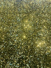 Olive Sequin on Stretch Velvet 4-Way stretch fabric by the yard 60" Wide