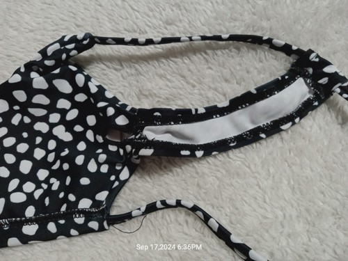 Zaful - Forever Young - Bikini acolchado Top corbata en la espalda - Talla: 6 EE. UU. - Imagen 4 de 9