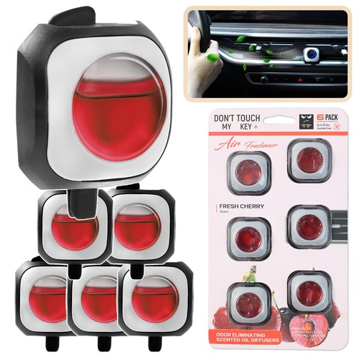 Car Air Outlet Vent Clip Aromatherapy Fragrance Diffuser Clip Eliminator US 6 PC