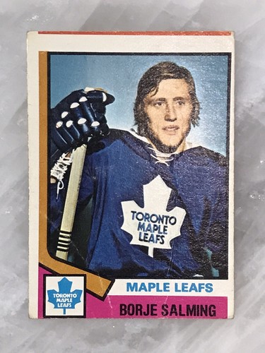 Borje Salming #180 1974 O-Pee-Chee card