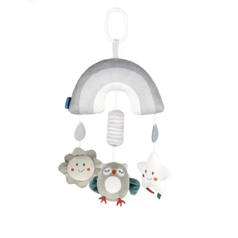 Accevo Juguete Colgante Cangrejo Bebé – Sonajero Con Espejo Y Mordedor Para Cochecito Y Cuna – Regalo 0-12 Meses
