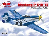 Icm 1/48 Kit Flugzeug Mustang P 51D 15 Wwii American Fighter Statisches Modell